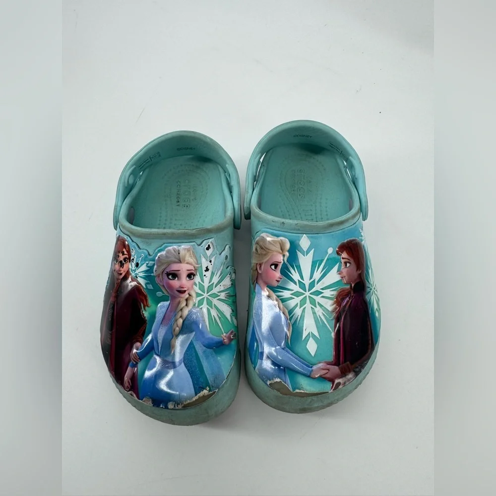 Crocs Disney Frozen II Blue Size 10